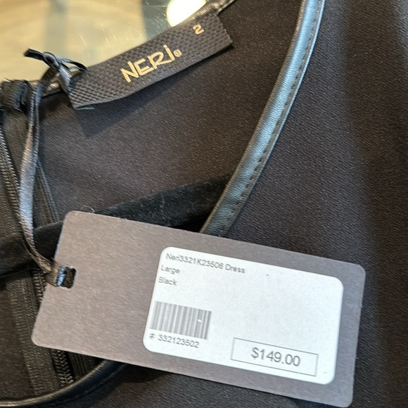 BNWT BLACK MIDI DRESS - Picture 10 of 11